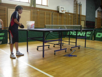 aufschlagtraining beim kidstraining