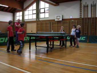 läufer beim kidstraining